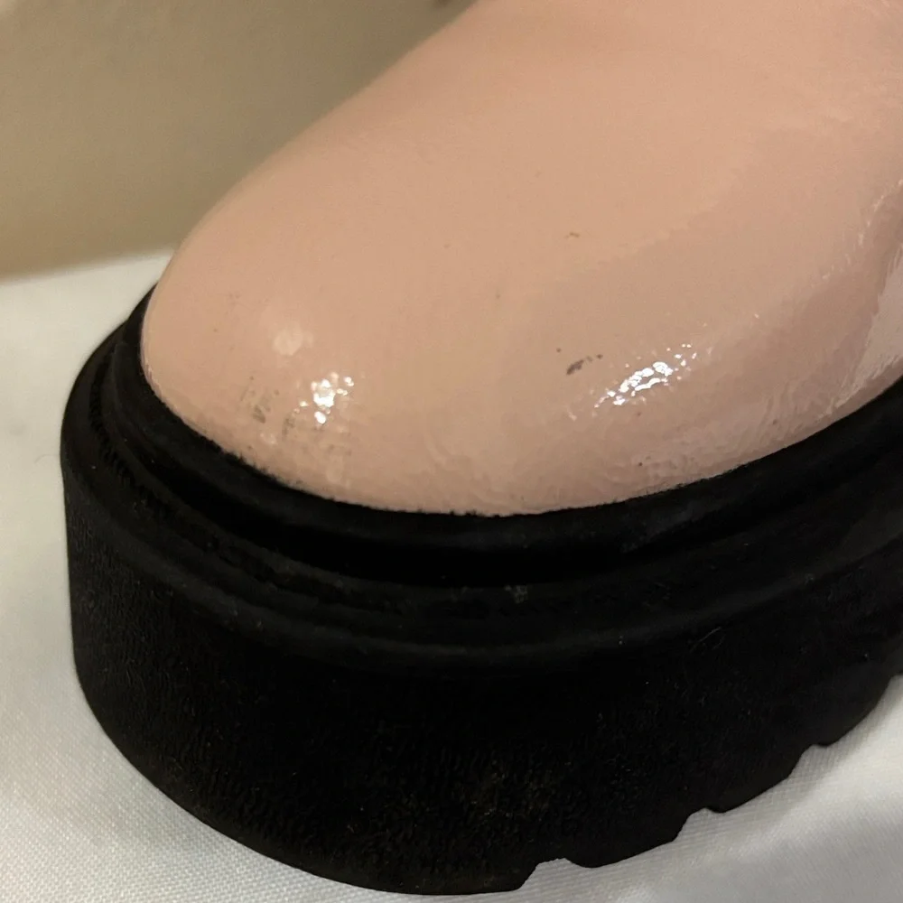 Zara Girls Blush Boots with Black Soles
